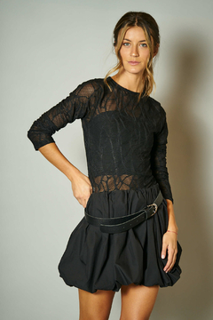 remera calada negra - buy online