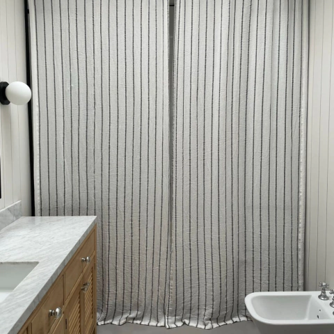Cortina de Baño Rayada en internet