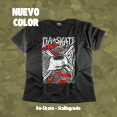 Remera Da Skate - Modelo Stalingrado negra (MERCH)