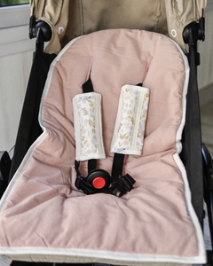 Funda de cochecito reversible Esmeralda - Little Abby