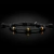PULSERA 7 NUDOS BLACK 3 OROS 18K