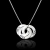 DIJE ARO TRIPLE DE PLATA 925