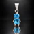 DIJE NIDO CRISTALES Y PLATA 925 - tienda online