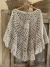 Poncho “Mandala“, natural. - tienda online
