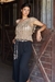 Top “PAISANITA” beige oscuro.