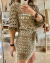 Vestido “MALBA “ Beige oscuro - Telar de Campo