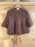 Poncho "Anastasia”, chocolate.