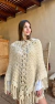 Poncho “Amarú“, natural. - comprar online