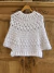 Poncho "Anastasia", blanco. - Telar de Campo