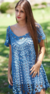 Vestido "Cádiz". Azul - comprar online