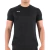 Remera Deportiva Microfibra Negra Lisa - Imago
