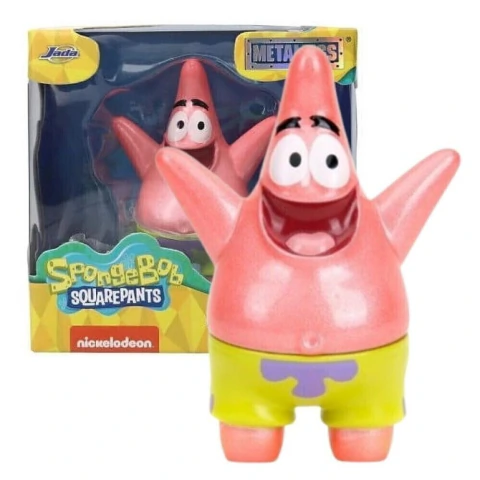 Boneco Patrick 2,5" Metalfigs - SpongeBob SquarePants - Jada Toys