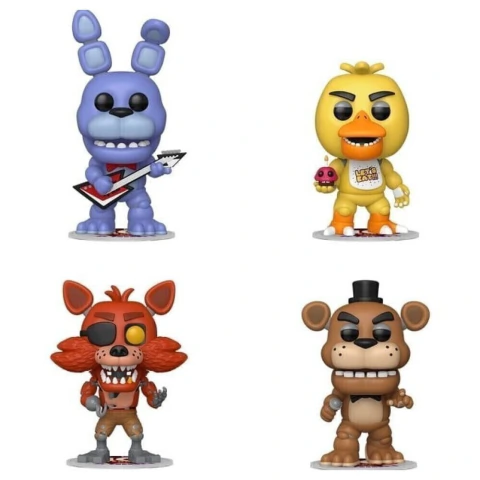 Funko Pop: Freddy/Bonnie/Chica/Foxy (4-Pack) - Five Nights at Freddy's