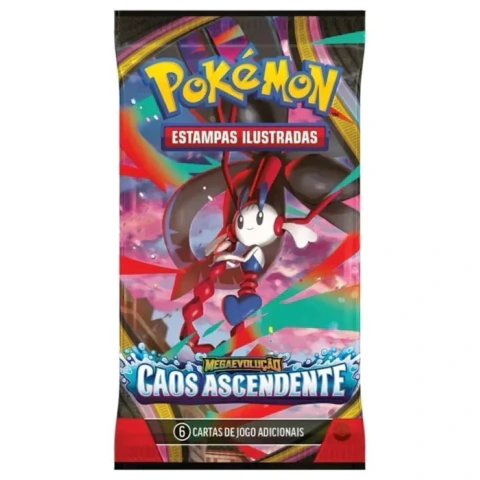 Booster Pokemon TCG Unitário - Mega Evolução: Caos Ascendente