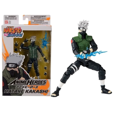 Action Figure Kakashi Hatake - Naruto Shippuden Série 1 (Anime Heroes) - Bandai