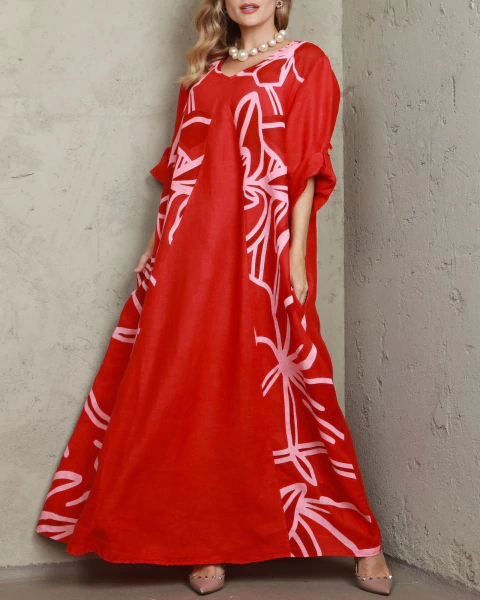 Vestido V.370 ROJO - comprar online