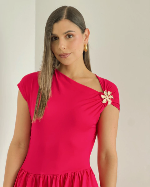 Vestido P.040 CEREZA - tienda online