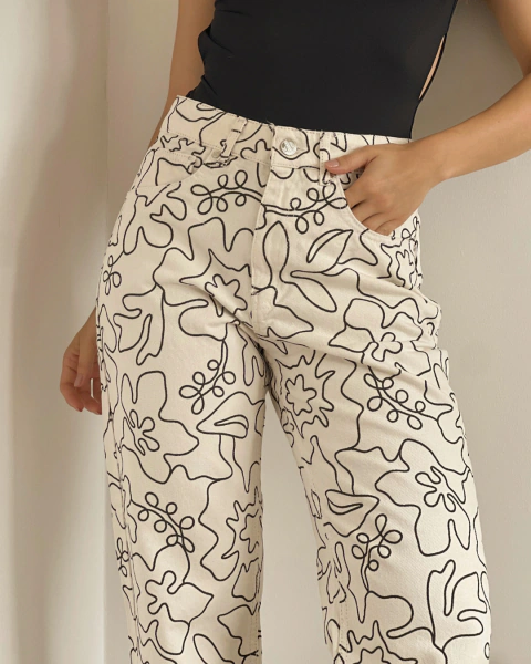 Pantalón Estampado T.182 - comprar online