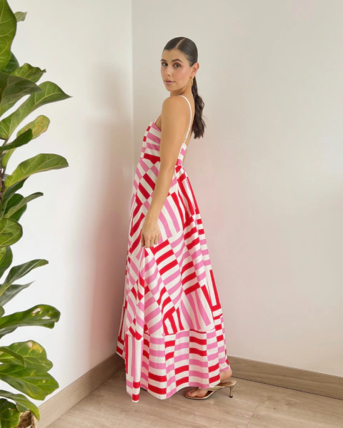 Vestido M.006 ROSA - tienda online