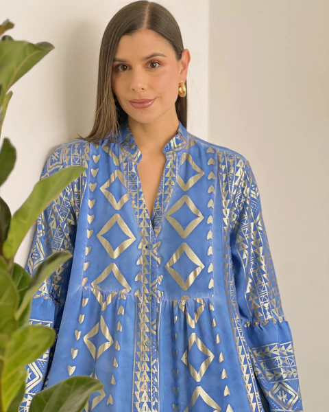Vestido FRESALIA AZUL - primia 