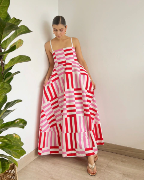 Imagen de Vestido M.006 ROSA