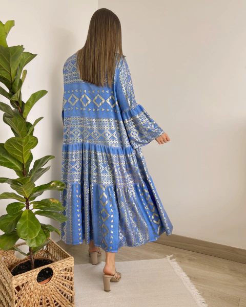 Vestido FRESALIA AZUL - comprar online