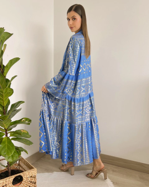 Vestido FRESALIA AZUL - tienda online