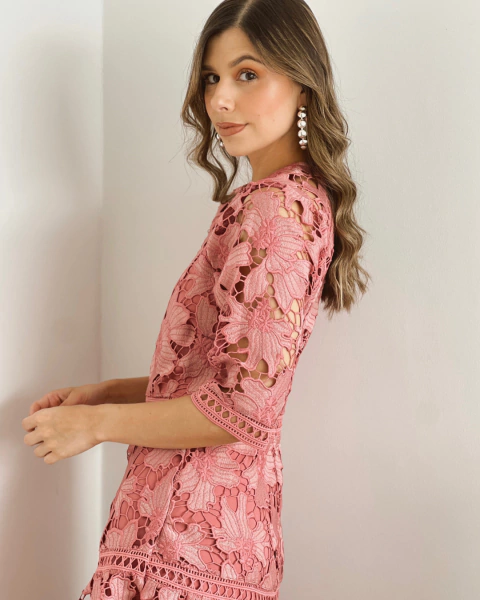 Vestido MACADAMIA ROSA - primia 