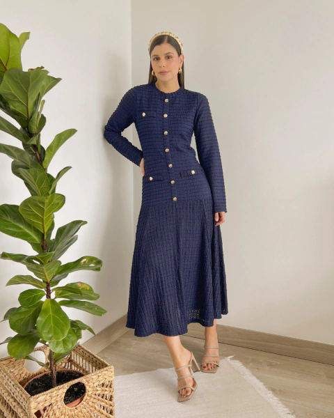 Vestido PARAGUAYA AZUL