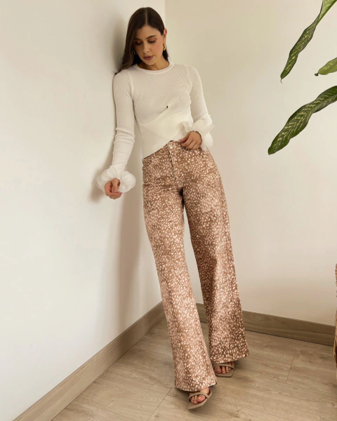 Imagen de Jean BAMBI Estampado Animal Print