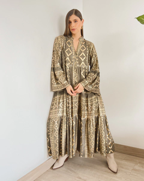 Vestido FRESALIA OLIVA - comprar online