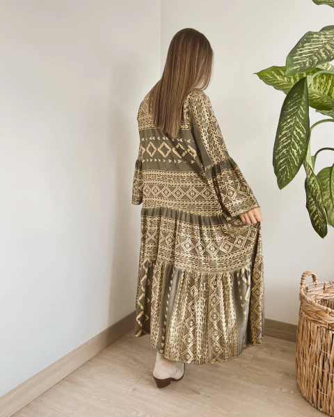 Vestido FRESALIA OLIVA - primia