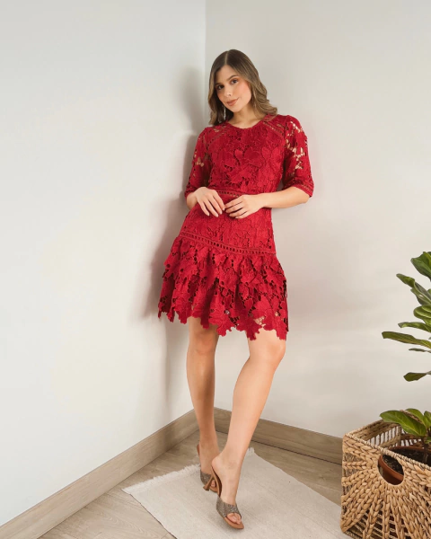 Imagen de Vestido MANUELA ROJO