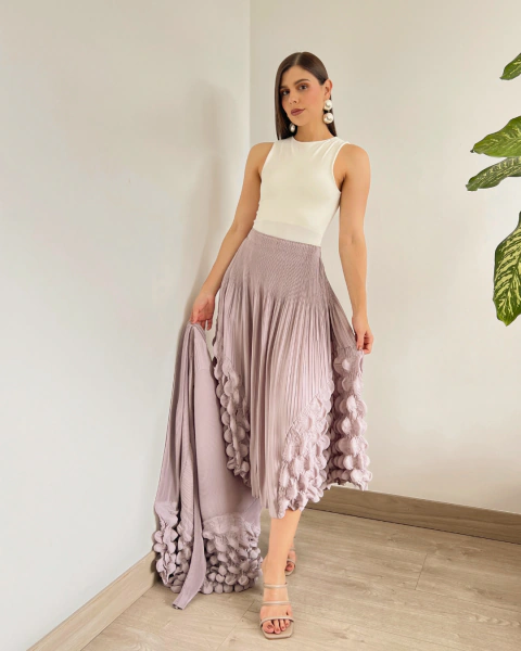 Falda P.068 VIOLETA - comprar online