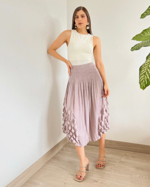 Falda P.068 VIOLETA - tienda online