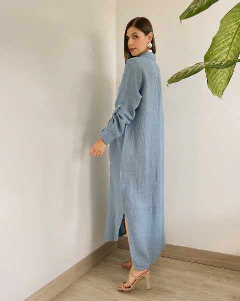 Vestido STELLA AZUL CLARO - comprar online