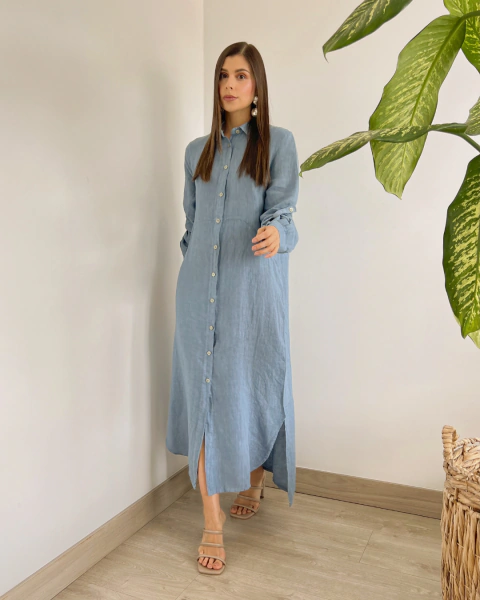Vestido STELLA AZUL CLARO