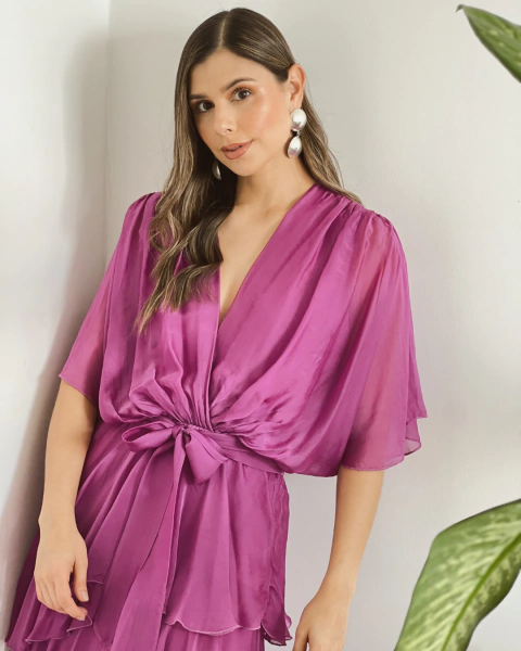 Vestido ROMINA FUCSIA