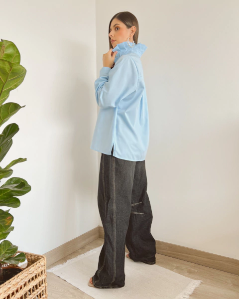 Camisa P.017 AZUL - comprar online
