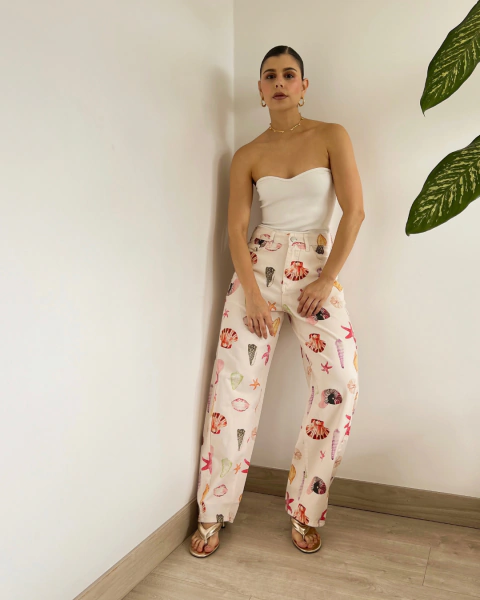 Imagen de Pantalón P.090 Straight Leg Estampado