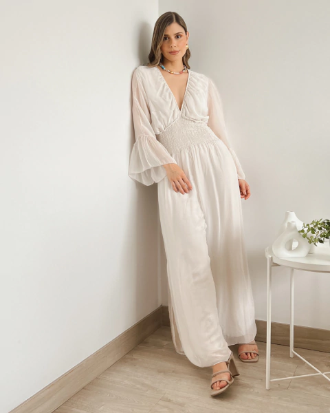 Enterizo PETITA CREMA - tienda online