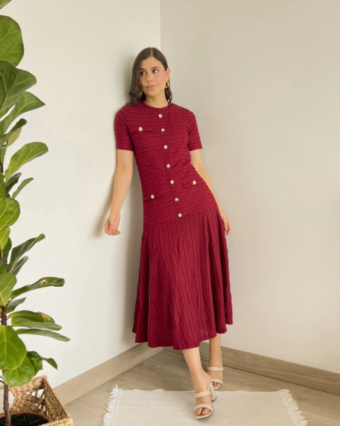 Vestido OSAKA VINO