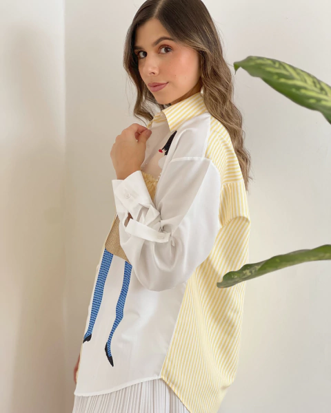Camisa T.121 AMARILLO