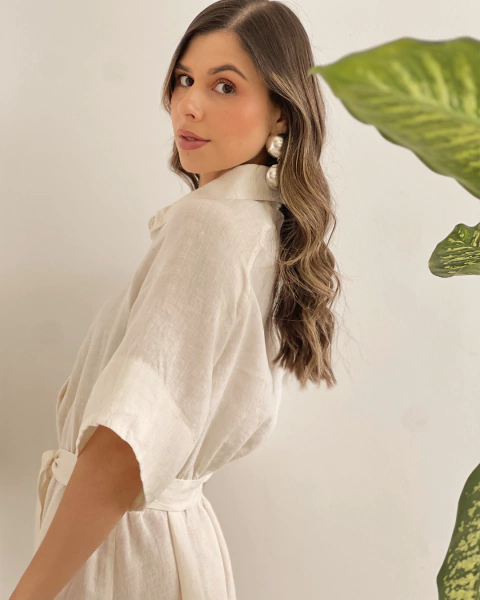 Imagen de Vestido ROBERTA CREMA