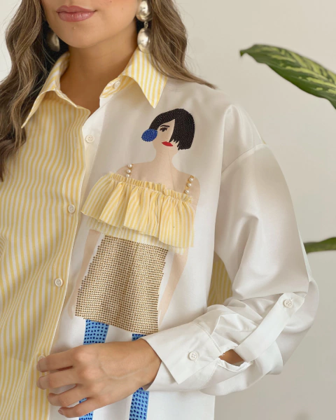 Camisa T.121 AMARILLO - comprar online