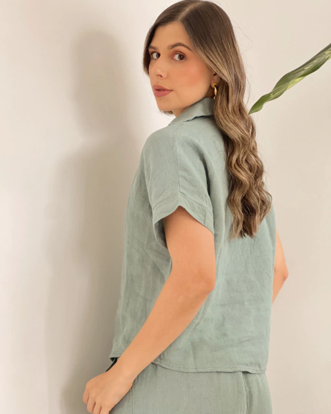 Blusa T.110 VERDE - comprar online