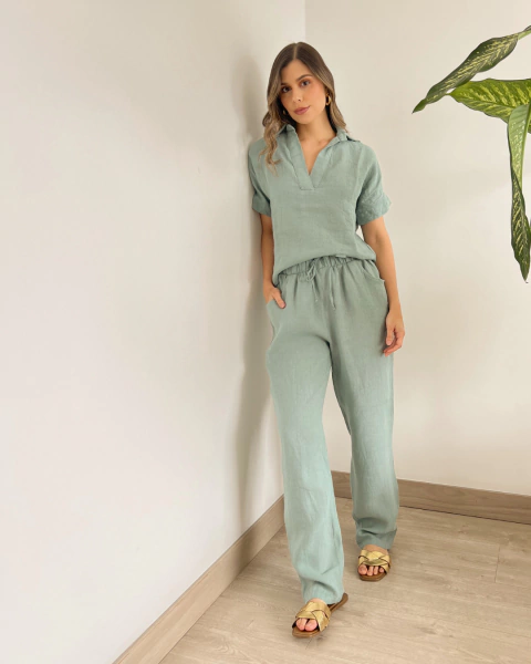 Blusa T.110 VERDE - tienda online