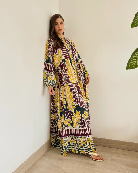 Vestido Largo Estampado T.196 - primia 
