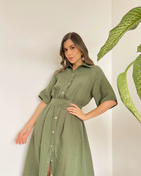 Vestido ROBERTA VERDE - comprar online