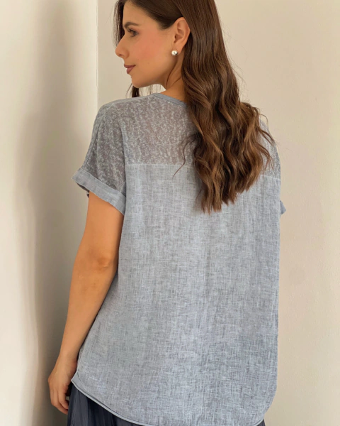 Blusa 7222 Azul - comprar online